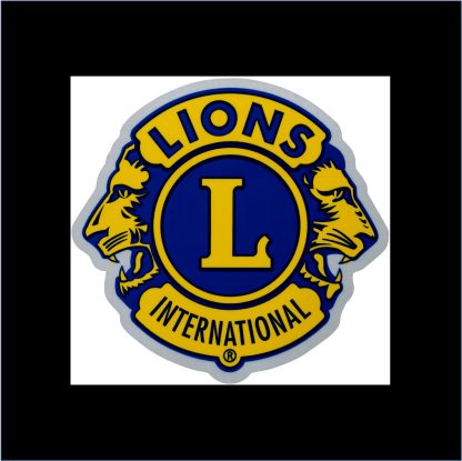 Lions Sticker voor binnenkant ruit